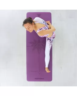 Коврик для йоги — Lotos Purple, с уроками от Елены Маловой